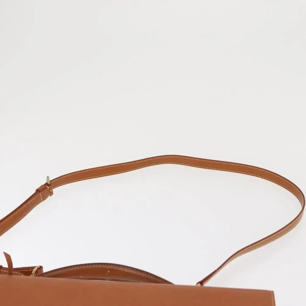 Louis Vuitton Epi Porte Documents Bandouliere Brown Briefcase